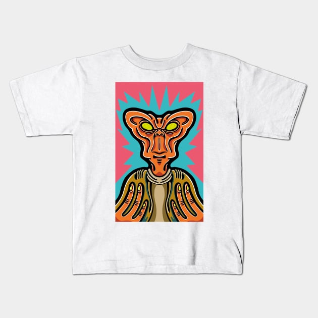 12 HEM DAZON Kids T-Shirt by Howlin' Quin de Vreede